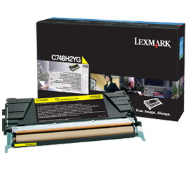 LEXMARK/IBM - TONER - GIALLO - C748H2YG - NON RETURN PROGRAM - 10.000 PAG IBMC748H2YG