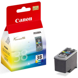 CARTUCCIA COLORE CL38 IP1800 IP2500 MP140 MP470 CANINKCL38