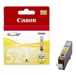CARTUCCIA CANON GIALLO CLI-521Y CANINKCLI521Y