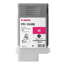 INK-JET REFILL CANON MAGENTA PFI-104M  IPF650 655 750 755 130ML CANINKPFI104M