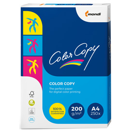 CARTA COLOR COPY A4 GR.200 250FG. 38214