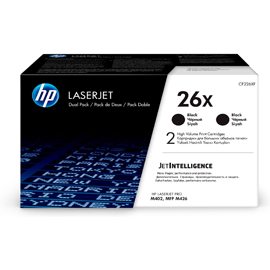 HP - CONFEZIONE 2 TONER - 26X - NERO - CF226XD - 9.000 PAG CAD HPCF226XD