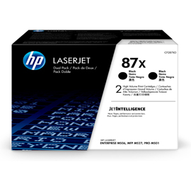 HP - CONFEZIONE 2 TONER - 87X - NERO - CF287XD - 18.000 PAG CAD HPCF287XD