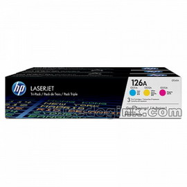 HP - TONER - 126A - C/M/Y - CF341A - 1.000 PAG CAD HPCF341A