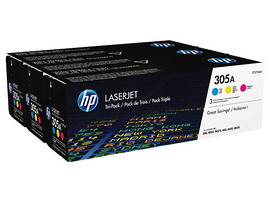 HP - CONFEZIONE 3 TONER - 305A - C/M/Y - CF370AM - 2.600 PAG CAD HPCF370AM