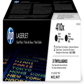 HP - CONFEZIONE 2 TONER - 410X - NERO - CF410XD - 6.500 PAG CAD HPCF410XD