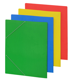 CARTELLINA CON ELASTICO - CARTONE PLASTIFICATO - 50X70 CM - ROSSO - CARTOTECNICA DEL GARDA 37544