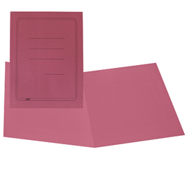 CARTELLINA SEMPLICE - CON STAMPA - 145 GR - MAGENTA - CARTOTECNICA DEL GARDA - CONF. 100 PEZZI 96196
