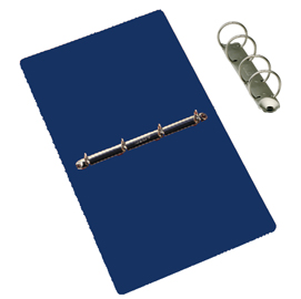 RACCOGLITORE PRESSPAN - 4 ANELLI 25 MM - DORSO 3 CM - 25X33 CM - BLU - CARTOTECNICA DEL GARDA 37431
