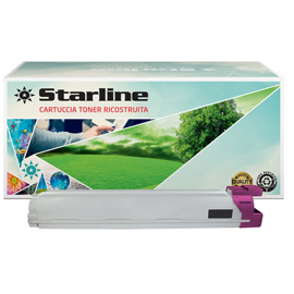 STARLINE - TONER COMPATIBILE PER SAMSUNG  CLX-9201 SERIES - MAGENTA - CLT-M809S-ELS - 15.000 PAG STLSCLX9201M