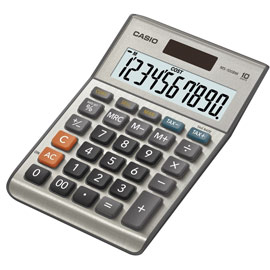 CALCOLATRICE CASIO MS-100TV - MS 10CIFRE 72195