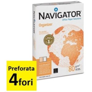 CARTA FOT. NAVIGATOR A4 80GR. 500FG. 4FORI 88501