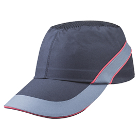 CASCHETTO ANTIURTO AIRCOLTAN COLTAAINOLG - TIPO BASEBALL - NERO/ROSSO - DELTAPLUS 99478