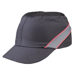 CASCHETTO ANTI-URTO AIRCOLTAN - TAGLIA UNICA - NERO/ROSSO - DELTAPLUS 99474