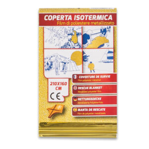 COPERTA ISOTERMICA - 210X160 CM - ORO-ARGENTO - PVS 88912