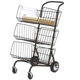 CARRELLO CORCHAR PER LA POSTA - 3 VASCHETTE REMOVIBILI - RETE IN METALLO - ALBA 61745