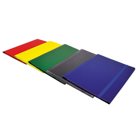 CARTELLA C/ELASTICO PIATTO - DORSO VARIABILE - BLU - STARLINE STL5400
