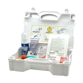 BIOKIT VALIGETTA CON POLVERE ADDENSANTE PER ASSORBIMENTO LIQUIDI BIOLOGICI PVS 99194