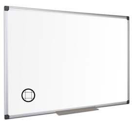 LAVAGNA MAGNETICA MAYA A QUADRETTI - 90X120 CM - BIANCO - BI-OFFICE 83312