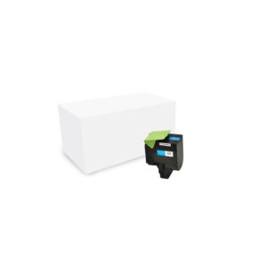 STARLINE - TONER RICOSTRUITO - PER LEXMARK - CIANO - 80C2HC0 - 3.000 PAG STLLELCX410C