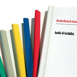 DORSETTI TONDI PER RILEGATURA - 8 MM - ROSSO - FELLOWES - SCATOLA 50 PEZZI 53405