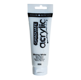 COLORE ACRILICO FINE GRADUATE - 120 ML - BIANCO MISCELA - DALER ROWNEY 85483