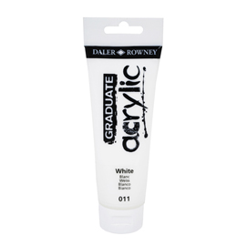 COLORE ACRILICO FINE GRADUATE - 120 ML - BIANCO - DALER ROWNEY 85484