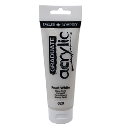 COLORE ACRILICO FINE GRADUATE - 120 ML - BIANCO PERLA - DALER ROWNEY 85485