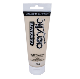 COLORE ACRILICO FINE GRADUATE - 120 ML - TITANIUM BUFF - DALER ROWNEY 78708
