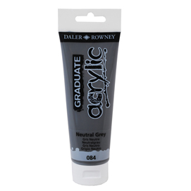 COLORE ACRILICO FINE GRADUATE - 120 ML - GRIGIO NEUTRO - DALER ROWNEY 85490