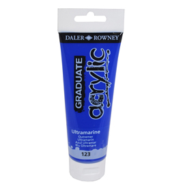 COLORE ACRILICO FINE GRADUATE - 120 ML - BLU OLTREMARE - DALER ROWNEY 85492
