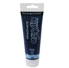 COLORE ACRILICO FINE GRADUATE - 120 ML - INDIGO - DALER ROWNEY 85493