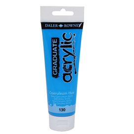 COLORE ACRILICO FINE GRADUATE - 120 ML - CERULEO IMITAZIONE - DALER ROWNEY 85494
