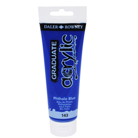 COLORE ACRILICO FINE GRADUATE - 120 ML - BLU FTALO - DALER ROWNEY 85495