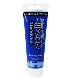 COLORE ACRILICO FINE GRADUATE - 120 ML - BLU PRIMARIO - DALER ROWNEY 85497