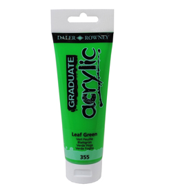 COLORE ACRILICO FINE GRADUATE - 120 ML - VERDE FOGLIA - DALER ROWNEY 85503