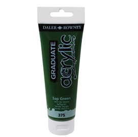 COLORE ACRILICO FINE GRADUATE - 120 ML - VERDE VESCICA - DALER ROWNEY 85504