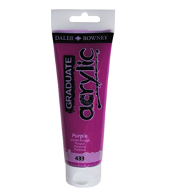 COLORE ACRILICO FINE GRADUATE - 120 ML - PORPORA - DALER ROWNEY 85506