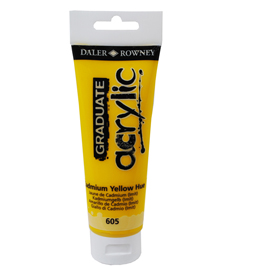 COLORE ACRILICO FINE GRADUATE - 120 ML - GIALLO CADMIO IMITAZIONE - DALER ROWNEY 85517