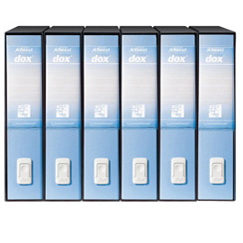 REGISTRATORE DOX 2 AZZURRO FORMATO PROTOCOLLO ACCO 51246