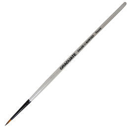 PENNELLO SINTETICO TONDO GRADUATE - MANICO CORTO - N. 4 - DALER ROWNEY 85443