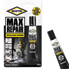 ADESIVO BOSTIK  MAX REPAIR - UNIVERSALE - 20 GR - TRASPARENTE - BOSTIK 71942