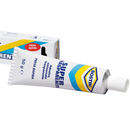 ADESIVO BOSTIK  SUPERTRASPARENTE - UNIVERSALE - 50 GR - TRASPARENTE - BOSTIK 50994