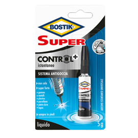 COLLA ISTANTANEA SUPER CONTROL - UNIVERSALE - C/SISTEMA ANTIGOCCIA - 5 GR - BOSTIK 95034