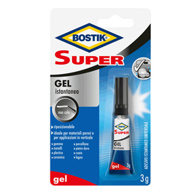 COLLA ISTANTANEA UNIVERSALE - 3 GR - ULTRA RAPDIO GEL - TRASPARENTE - BOSTIK 87790