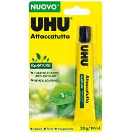 COLLA ATTACCATUTTO - SENZA SOLVENTI - 20 ML - IN BLISTER - UHU 95035