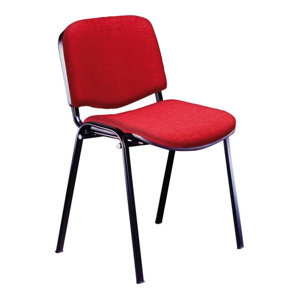 SEDIA ATTESA DADO D5S - BRACCIOLI OPZIONALI - IGNIFUGA - ROSSO - UNISIT 80088