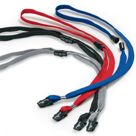 CORDONCINO P-BADGES 10MM BLU C-PINZA DURABLE 57362