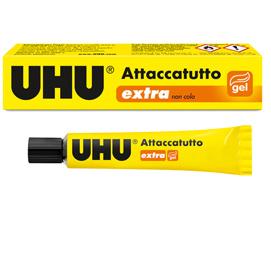 COLLA UHU  ATTACCATUTTO EXTRA - GEL - 20 ML - TRASPARENTE - UHU 83622