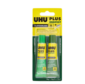 COLLA BICOMPONENTE PLUS 90 MIN - 30ML (2X15ML) - TRASPARENTE - UHU 86959